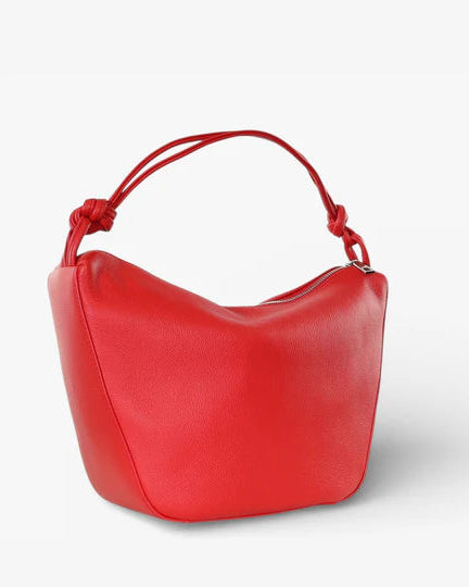 Minx Knot Bag Red Leather Handbag