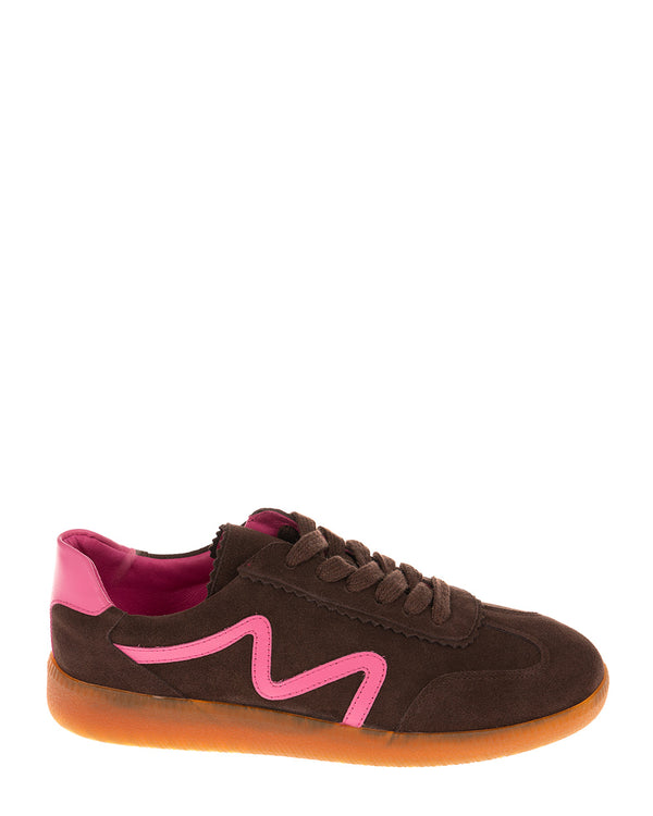 Minx Magnum Cafe Suede Pink Sneaker