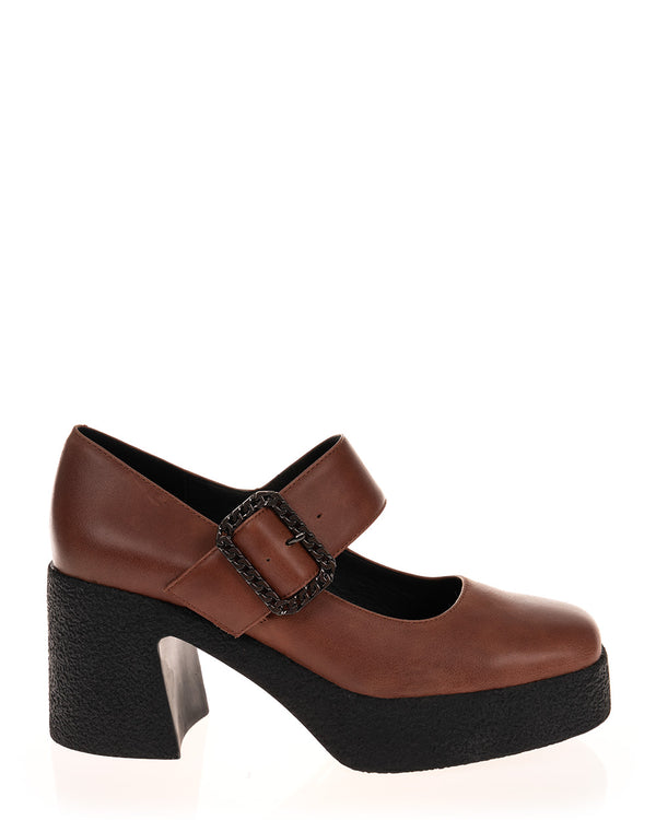 Minx Minnie Brick Wax Leather