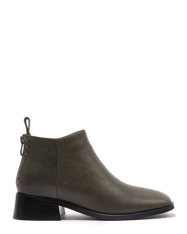 Minx Pippity Pop Khaki Wax Ankle Boot