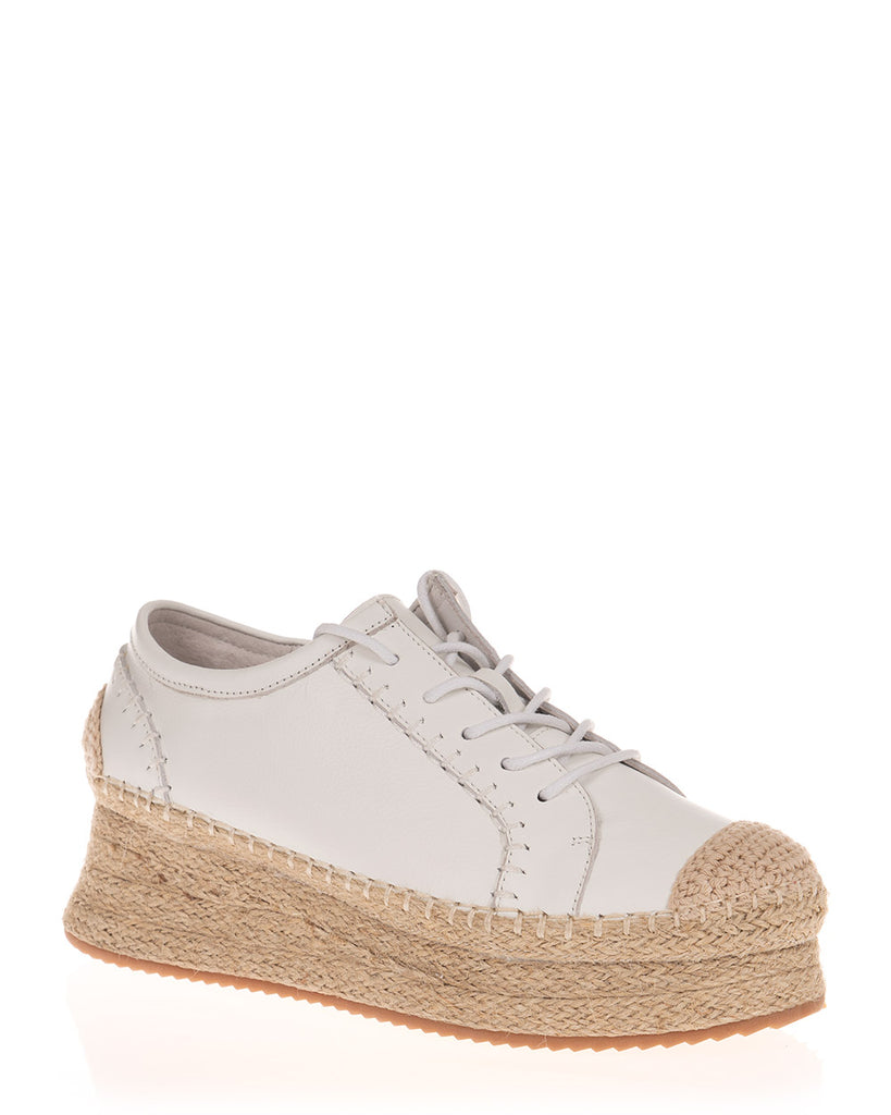 Minx Renzie White Leather Casual