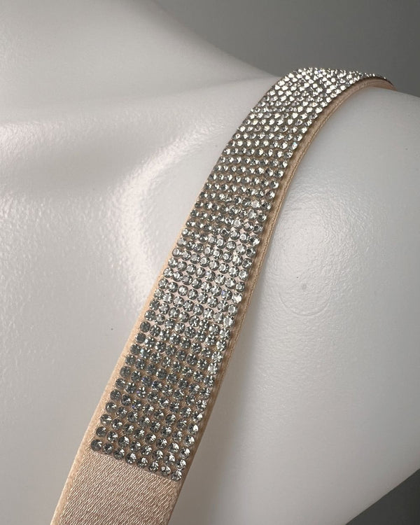 Minx Sparkle Bra Strap Nude