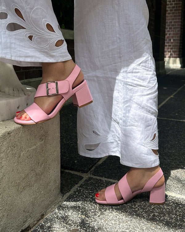 Minx Vibe Pastel Pink Summer Sandal