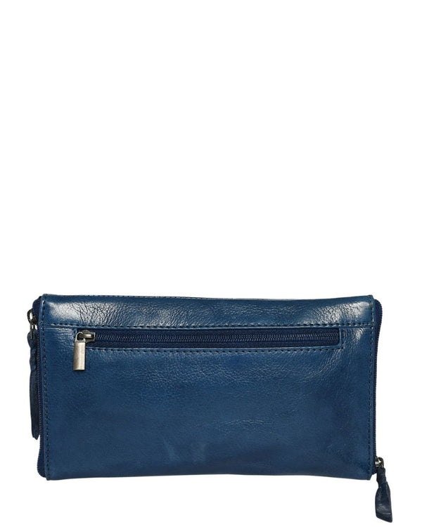 Modapelle 5977 Cobalt Blue Leather Double Optical/Phone Case