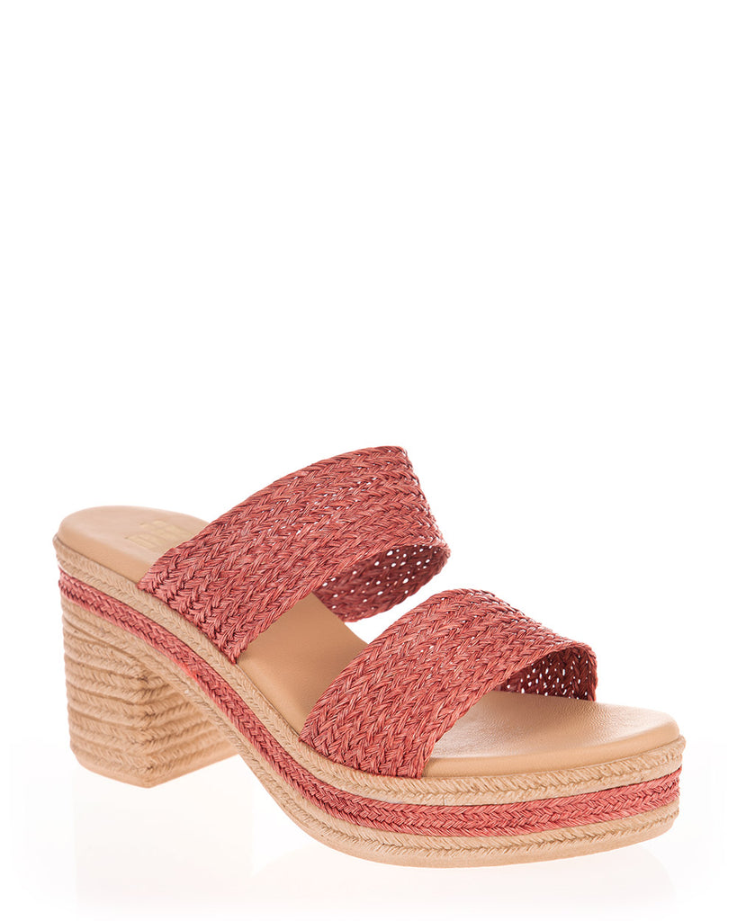 Nui X Neo Quinta Rojo Vegan Summer Platform Slide