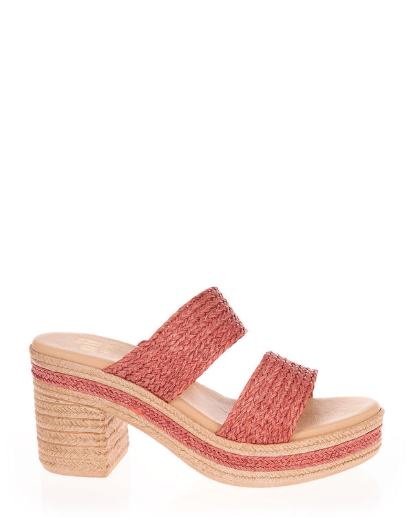 Nui X Neo Quinta Rojo Vegan Summer Platform Slide