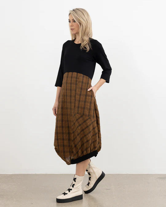 X LAB Overcast Dress Tan
