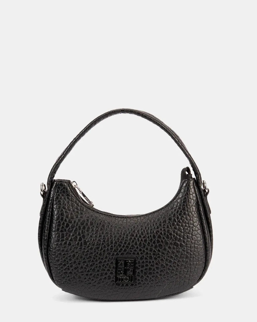 Pepe Moll Aitana Black Gondola Style Vegan Bag