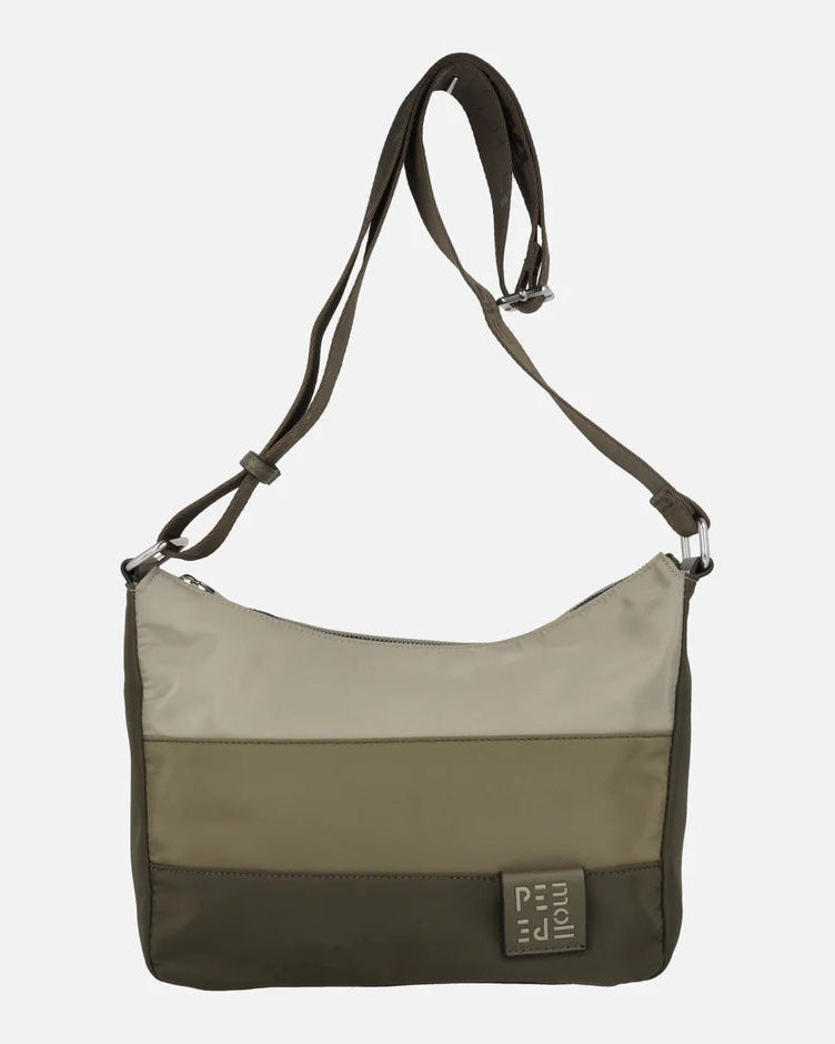 Pepe Moll Edurne Tri Lodo Green Vegan Crossbody/shoulder Bag