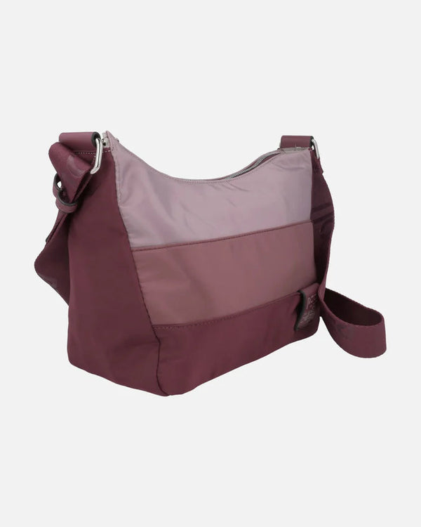 Pepe Moll Edurne Tri Lodo Bordo Vegan Crossbody/shoulder Bag