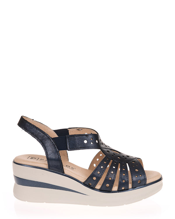 Pitillos 10363 Marino Leather Wedge Sandal