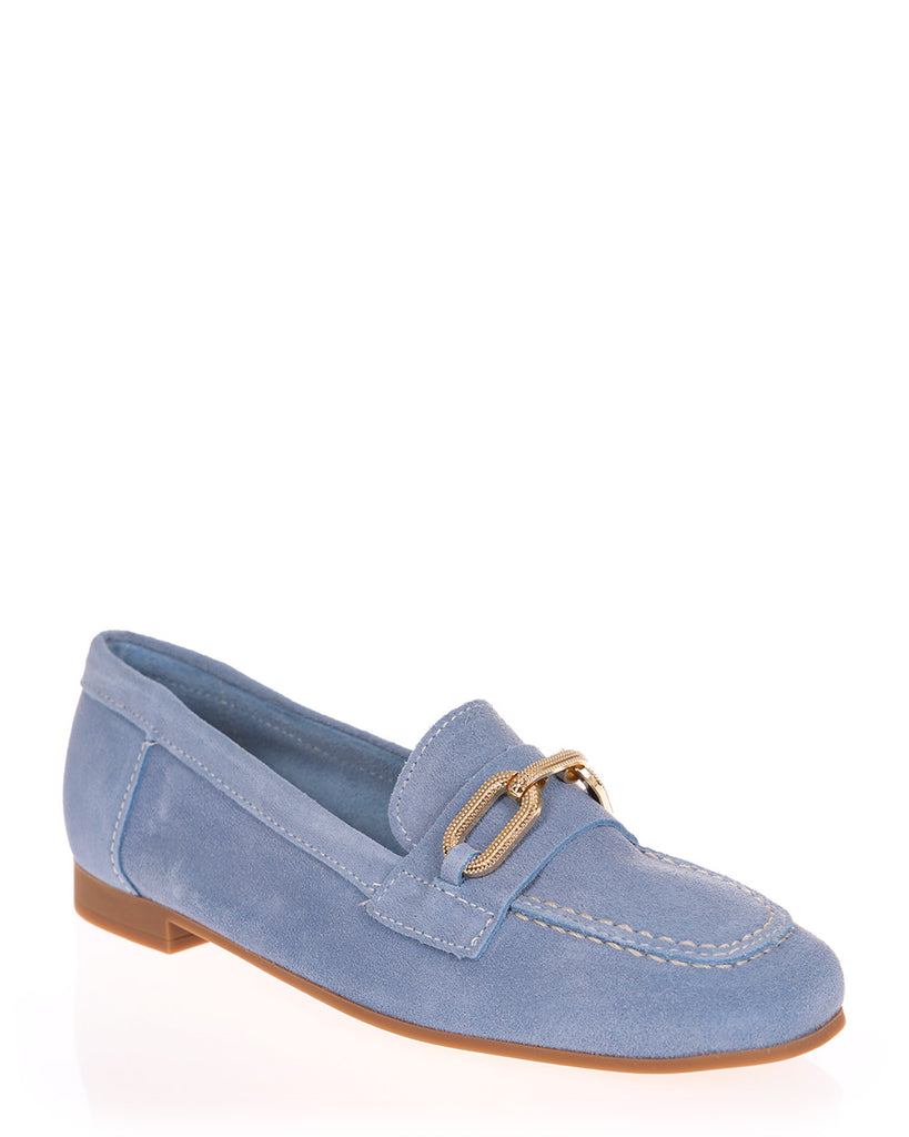 Pitillos 10475 Celeste Blue Suede Leather Shoe