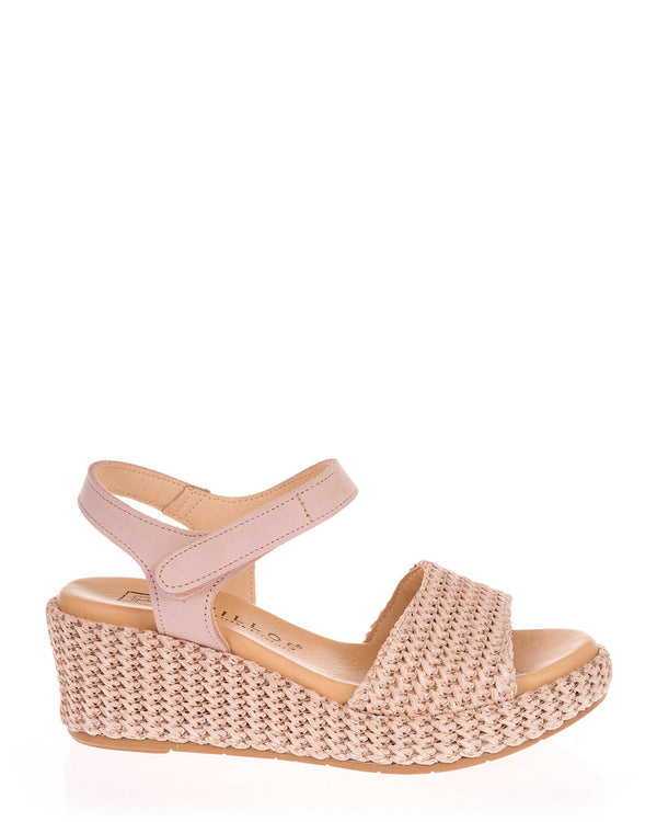 Pitillos 10561 Nude Summer Wedge Sandal