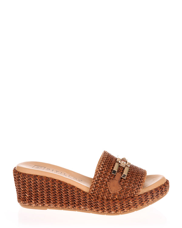 Pitillos 10562 Cuero Summer Wedge Slide