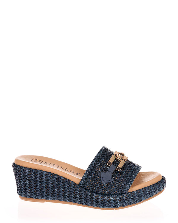 Pitillos 10562 Marino Summer Wedge Slide