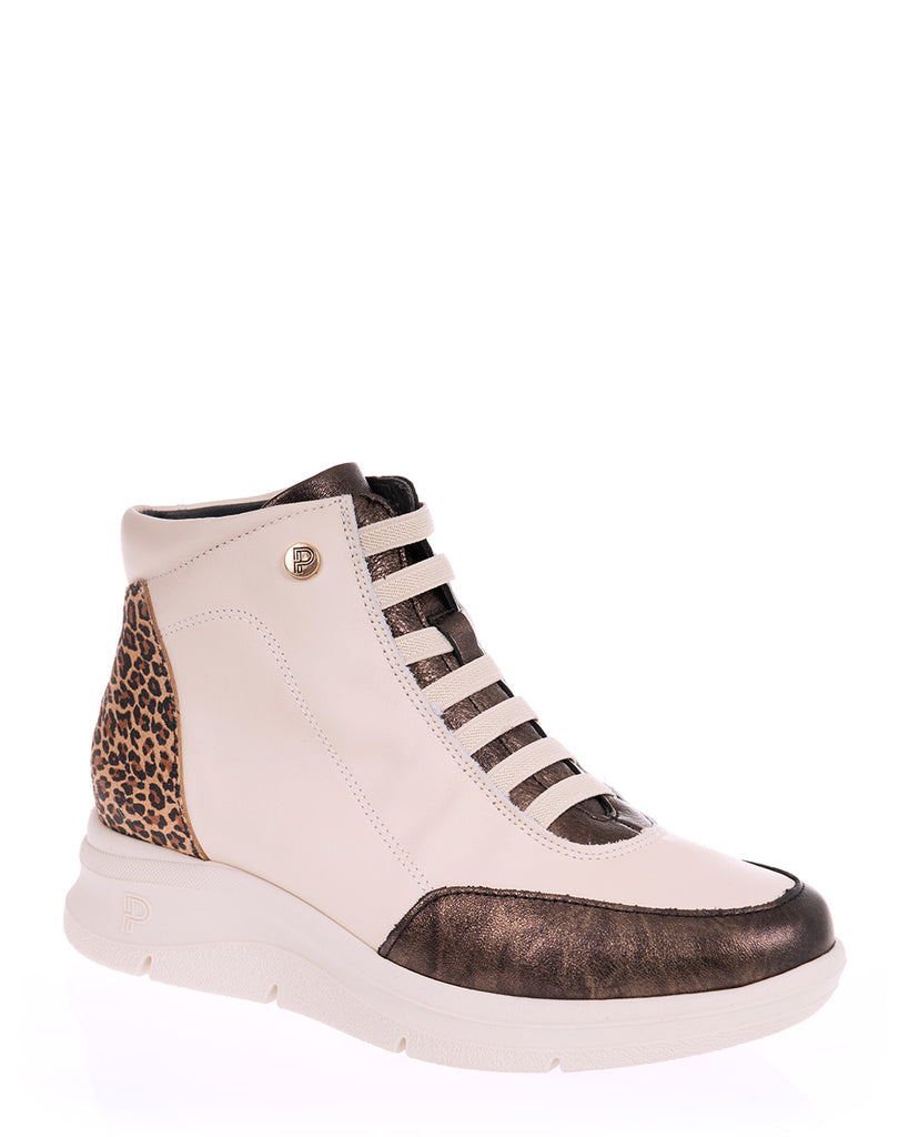 Pitillos 10754 Crema Leather Casual Ankle Boot
