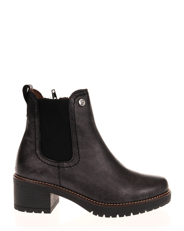 Pitillos 20027 Antracita Leather Ankle Boot