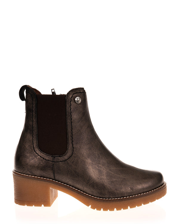Pitillos 20027 Bronze Leather Ankle Boot