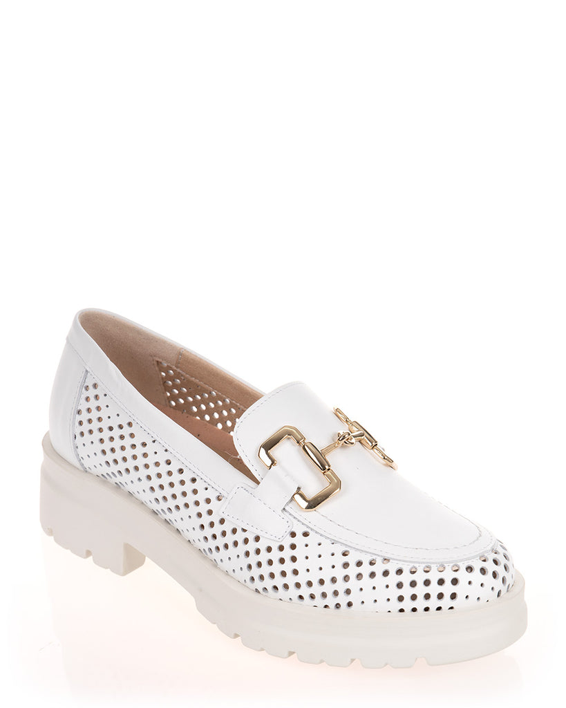 Pitillos 5652 Blanco Leather Summer Brogue