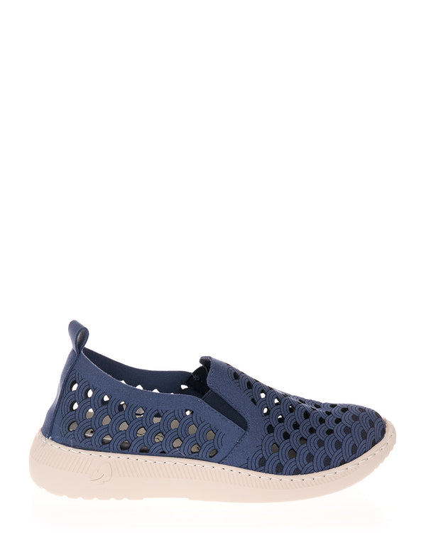 Plumaflex A03707 Navy Slip On Casual