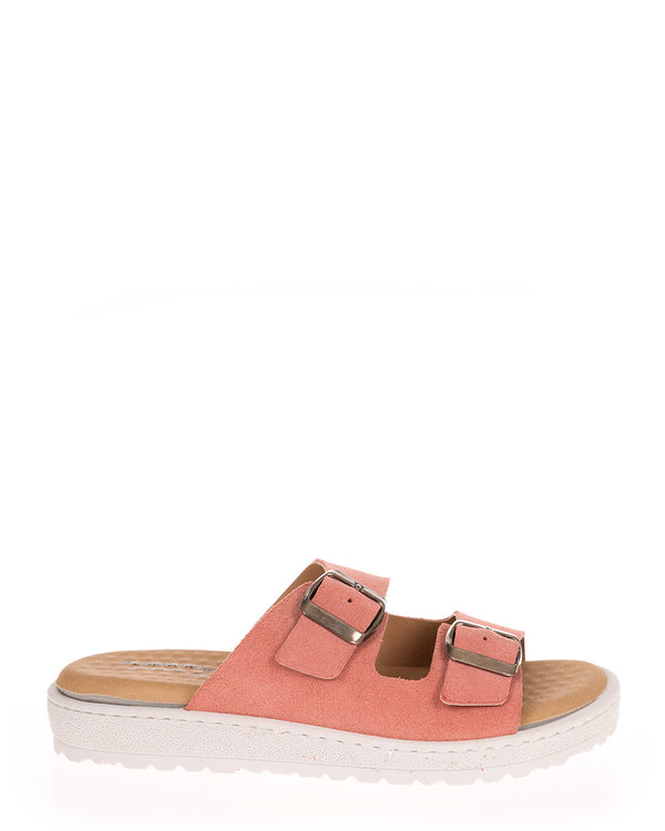 Plumaflex A80500 Rosa Leather Casual Slide