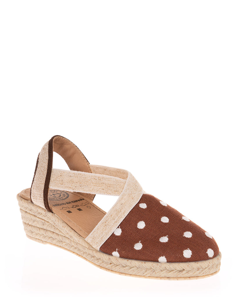Plumaflex R18021 Cobre Canvas Summer Wedge