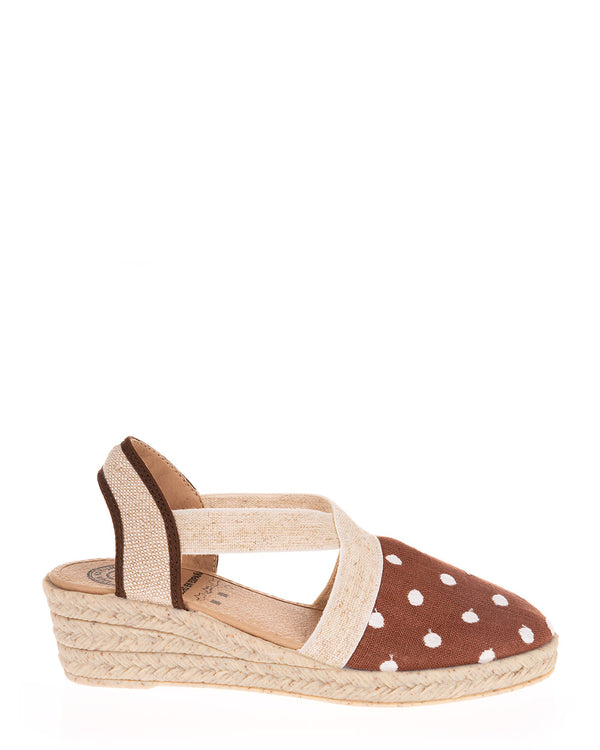 Plumaflex R18021 Cobre Canvas Summer Wedge