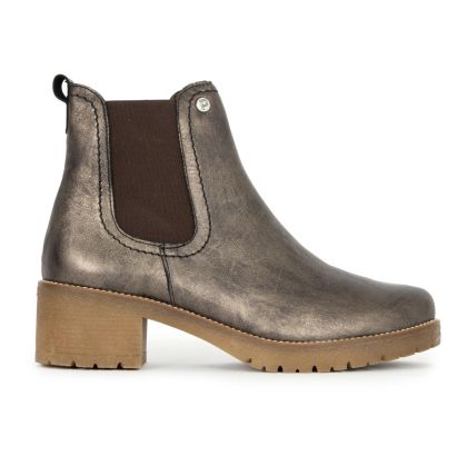 Pitillos 20027 Bronze Leather Ankle Boot