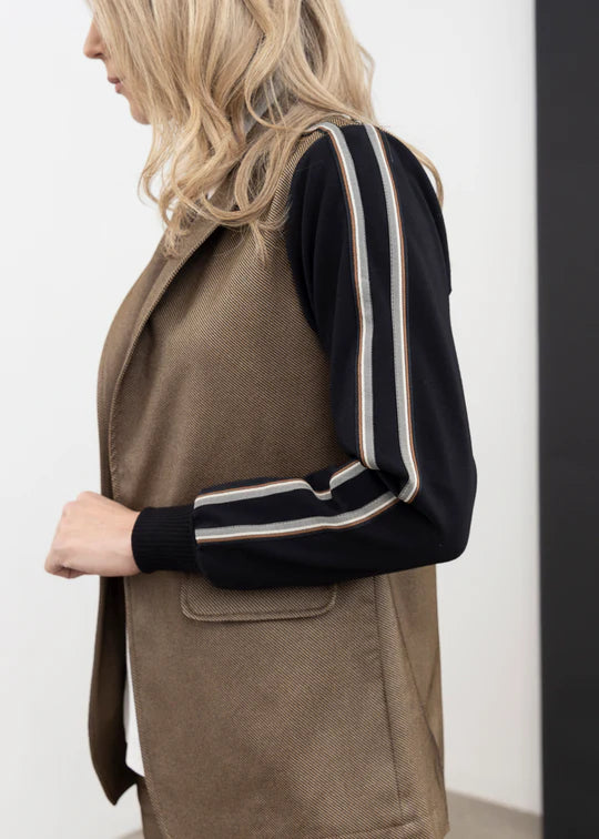 X LAB Tan Reflective Rebel Blazer