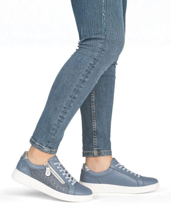 Remonte D2E03-14 Dara Blue Leather Sneaker