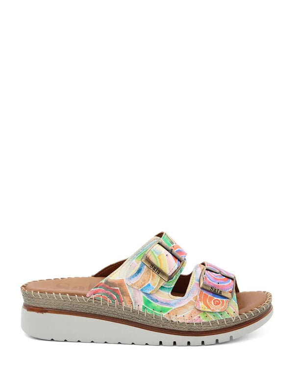 Sala Europe Oasis Slide Swirl Multi Leather