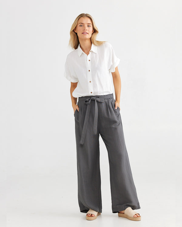 Shanty Dickens Pant  Charcoal