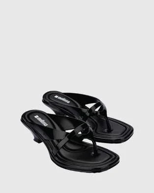 Melissa 37794 Layla AD Black Heel Thong