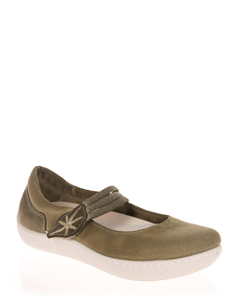 Sunni Sabbi Misen Green Militar MaryJane Style Casual