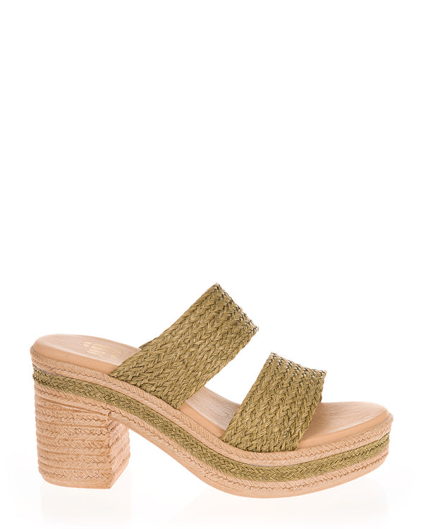 Nui X Neo Quinta Green Vegan Summer Platform Slide