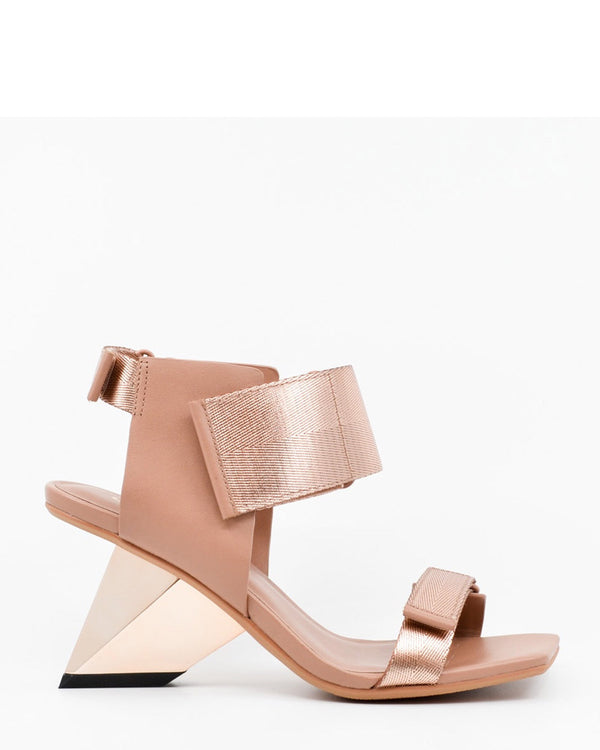 United Nude Rocket Run Rose Gold Sandal