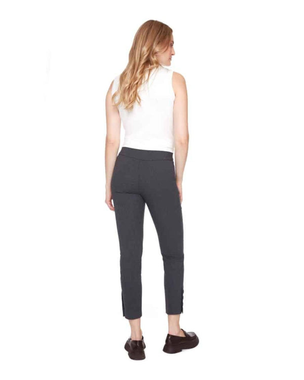 UP Pants Mist Side Slit Techno Ankle Pant Grey