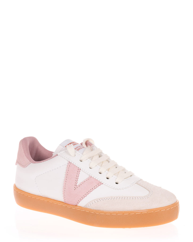 Victoria 1 126206 Rosa Leather & Textile Sneaker