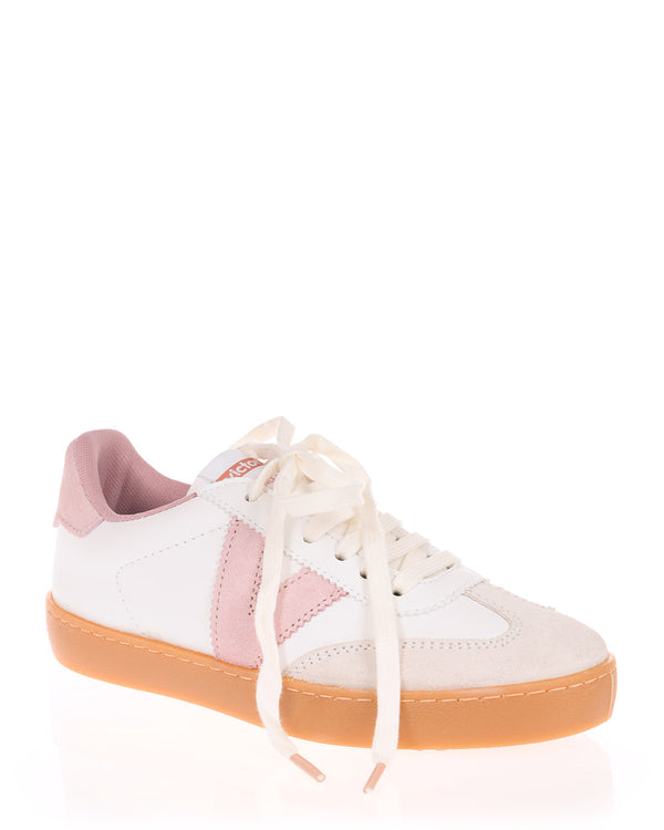 Victoria 1 126206 Rosa Leather & Textile Sneaker