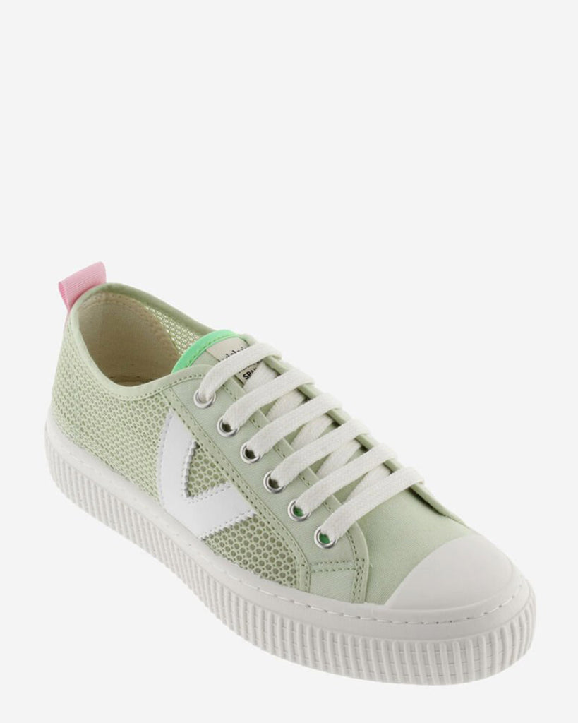 Victoria 176102 Re Edition Mesh Basketball Sneaker Wasabi Green Sneakers