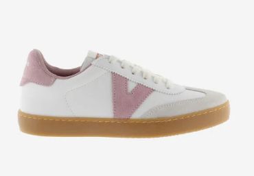 Victoria 1 126206 Rosa Leather & Textile Sneaker