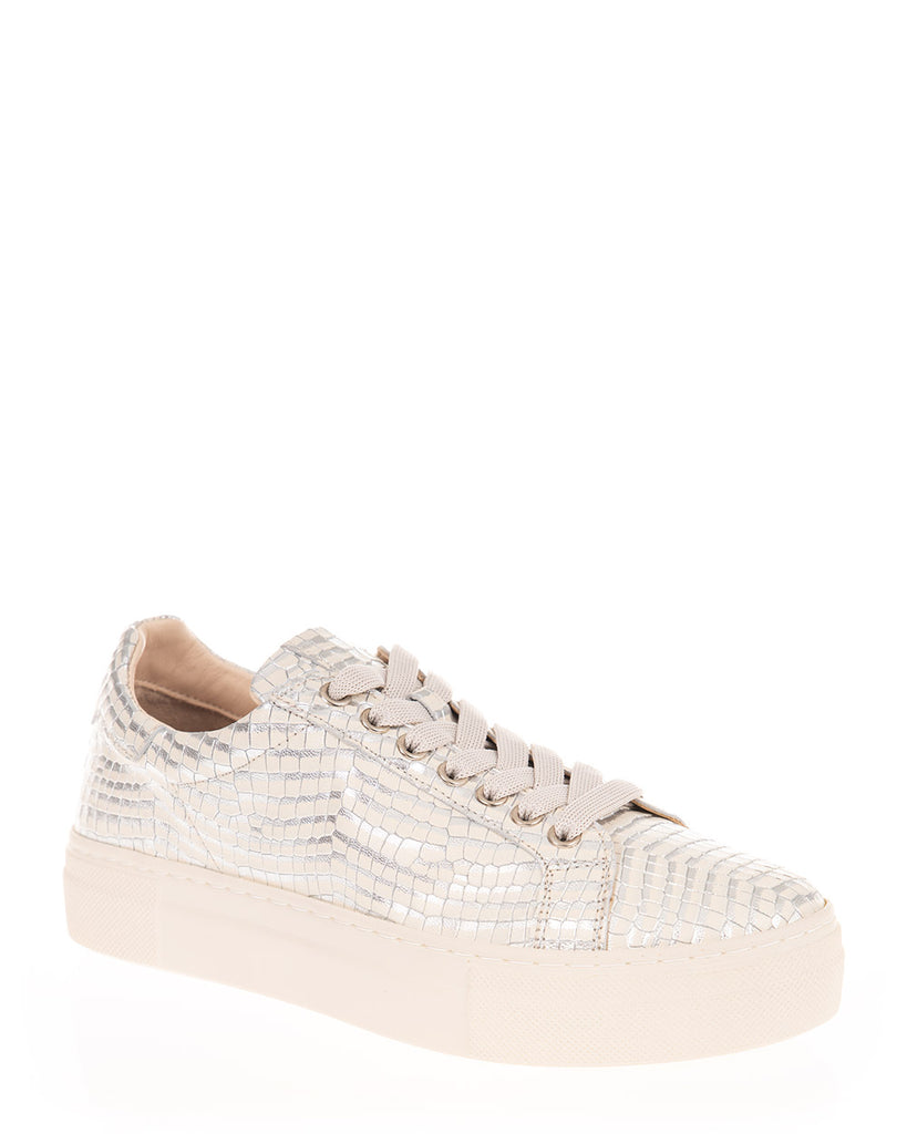 Wave 6025 Texas Argento Leather Sneaker