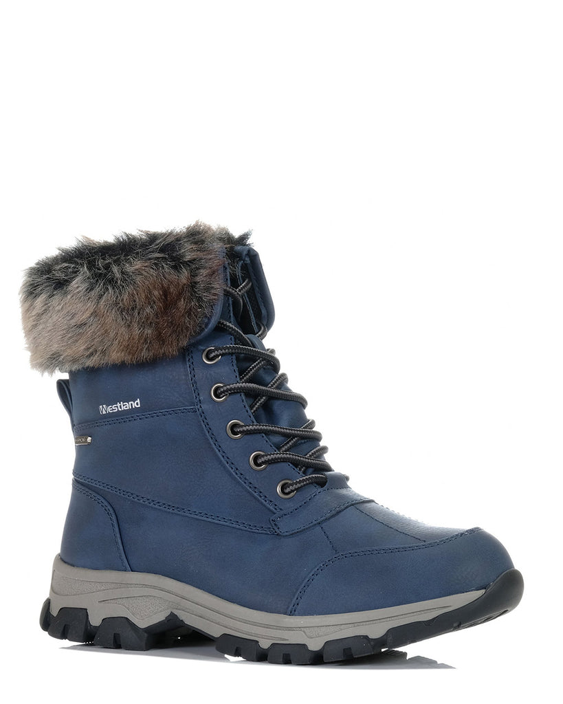Westland Chambery 04 Blue Combine Water Proof Ankle Boot
