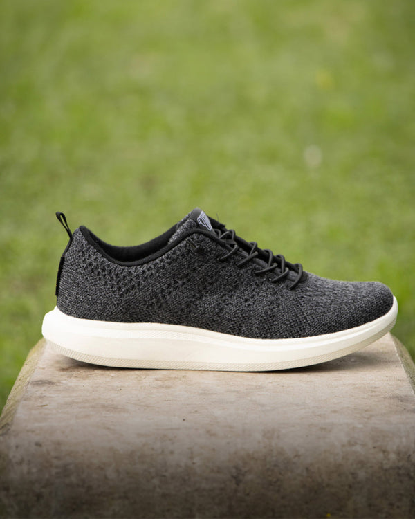 WoollooMooLoo Coogee Black Multi Merino Sneaker