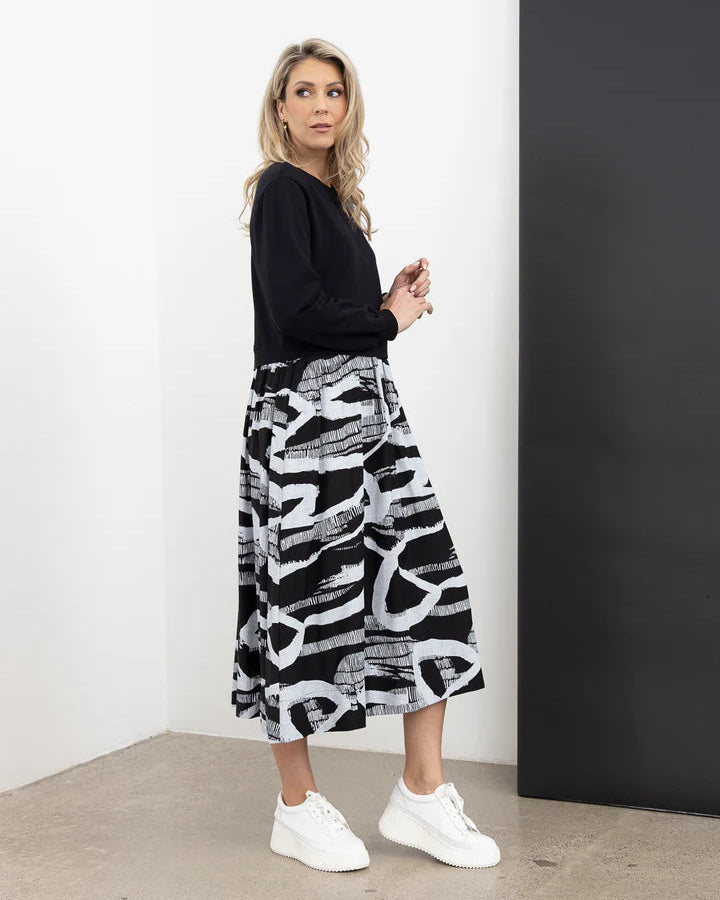 X.LAB Conscious Dress Black/White