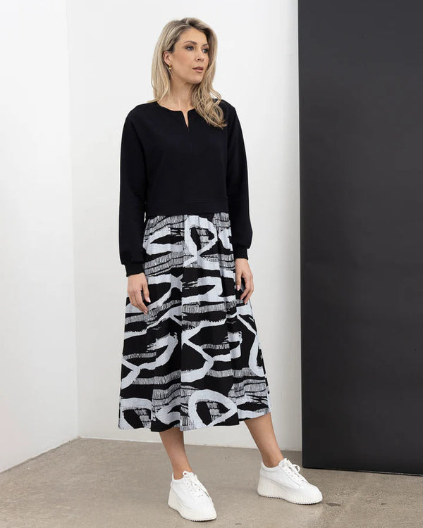 X.LAB Conscious Dress Black/White