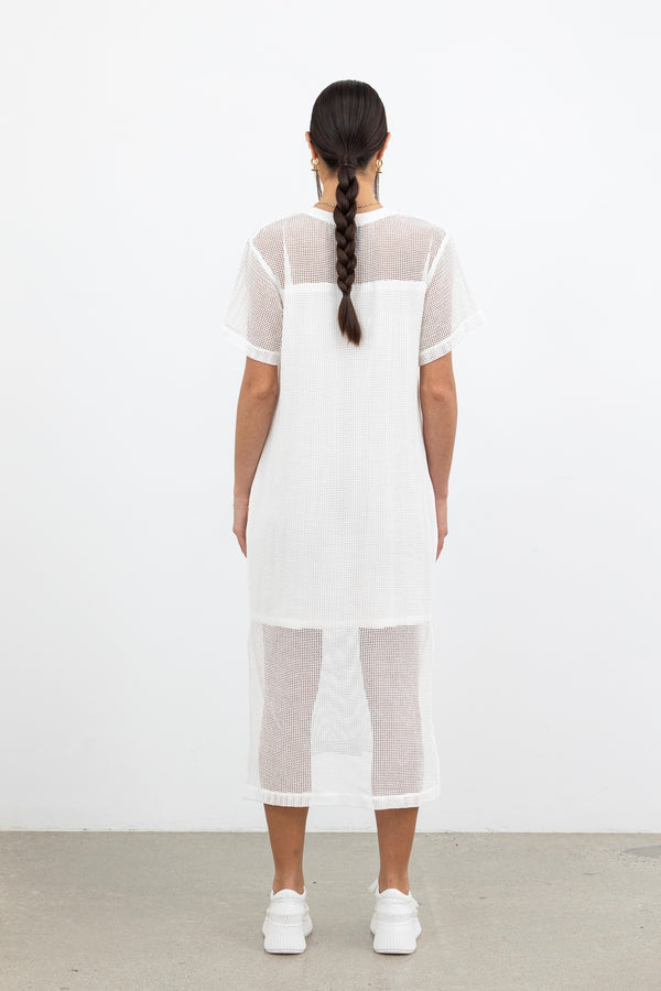 X.LAB Snapshot Chic Dress White