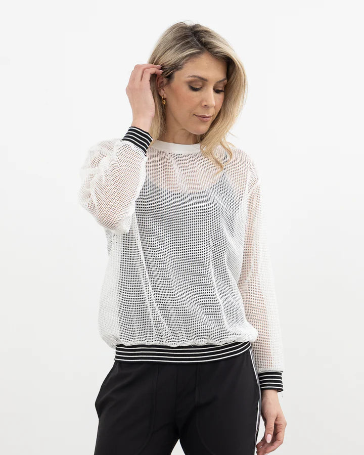 X.LAB Stormy Chic Top White