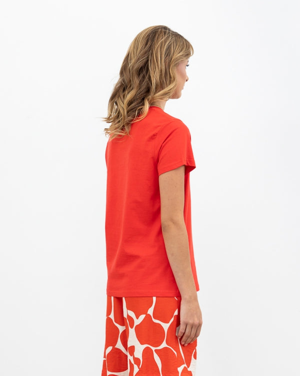 X.LAB Timer Tee Red/White Print
