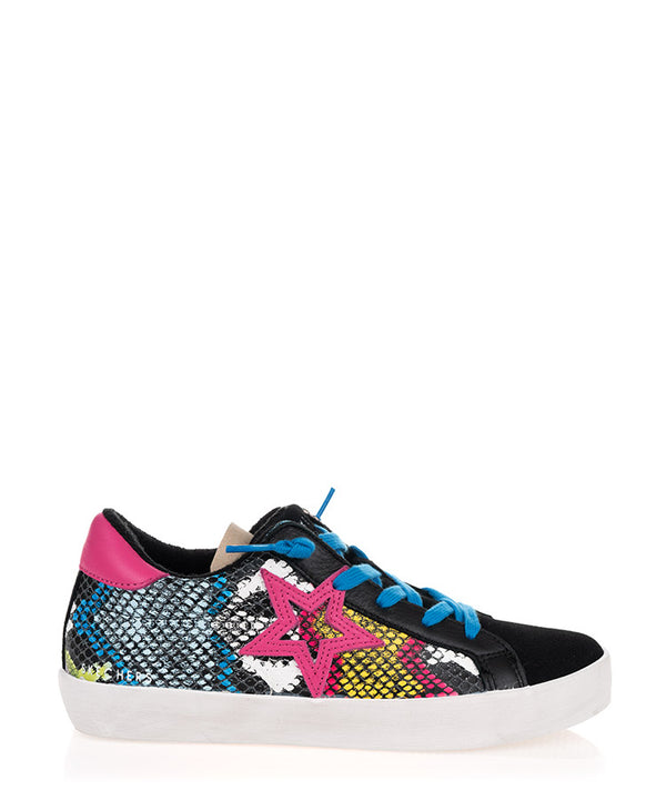 Skechers Diamond Starz Black Multi Coloured Sneaker
